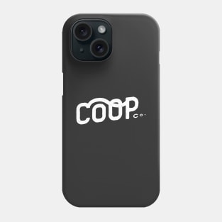 COOP CO Wordmark in White Phone Case