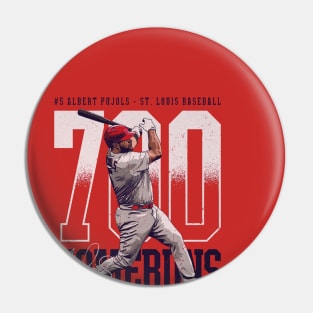 Albert Pujols St.Louis 700 Home Runs Bold Pin