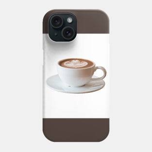 Cup of coffee with a decorative pattern Phone Case