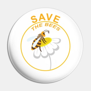 save the bees - bees lover Pin