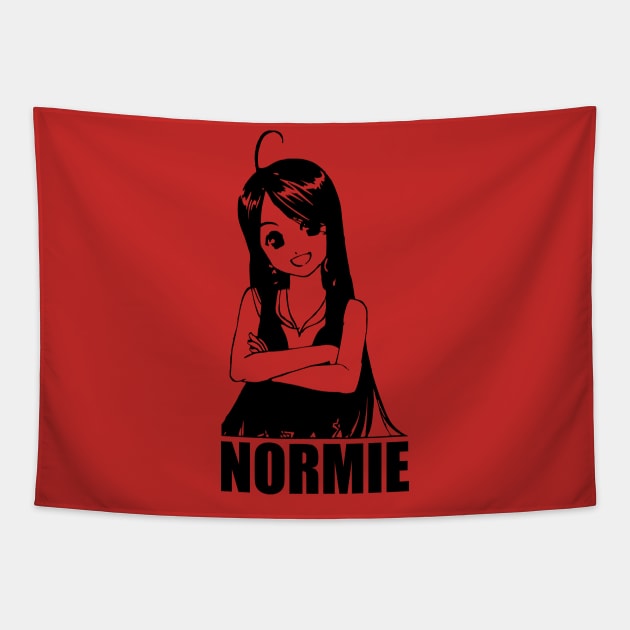 Plain NORMIE Girl - Cuteness Overload Tapestry by sadpanda