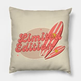 Brown Pink Vintage Limited Edition Pillow