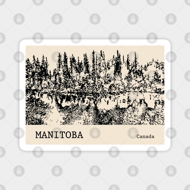 Manitoba Canada Magnet by Lakeric