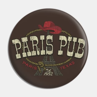 Paris Pub 1982 Pin