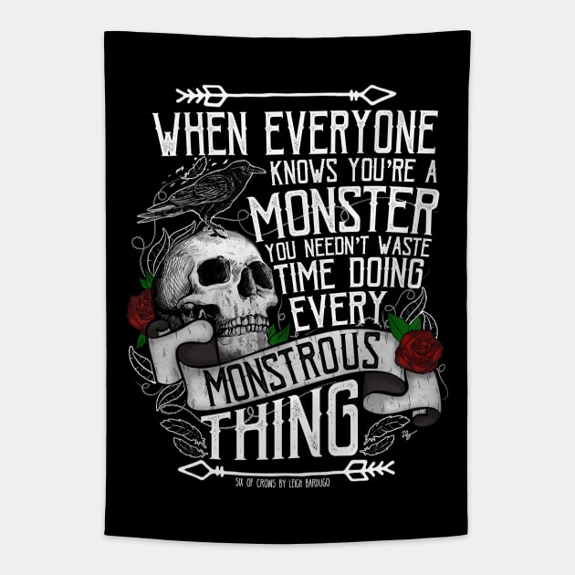 Six of Crows | Every Monstrous Thing Tapestry by lovelyowlsbooks