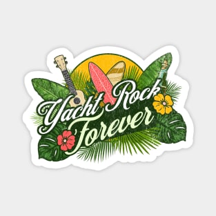 Yacht Rock Forever Tropical Surf Guitar Retro Summer Vibes Magnet