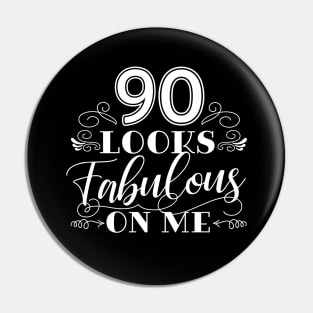 90 Looks Fabulous - Black Pin