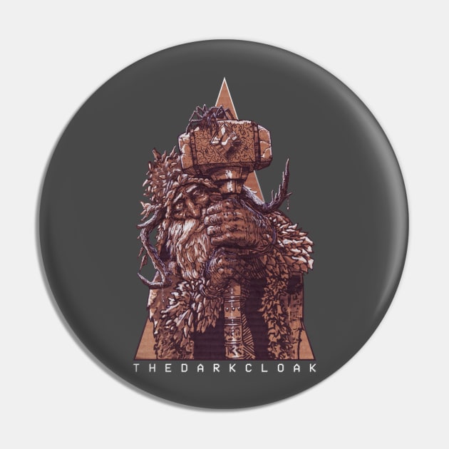 Mountain Wizard Dwarf Pin by thedarkcloak