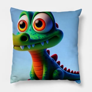 Animals, Insects and Birds - Crocodile #27 Pillow