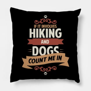 Hiking Dog Pillow