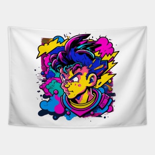 90's Character Pop Art Tapestry