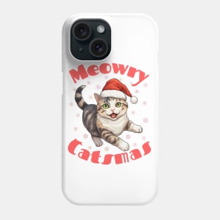 Christmas cat Phone Case