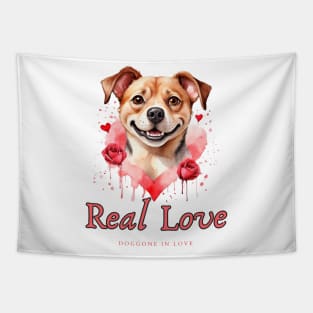 Pawsitively Adored: Dog Love Tee Tapestry