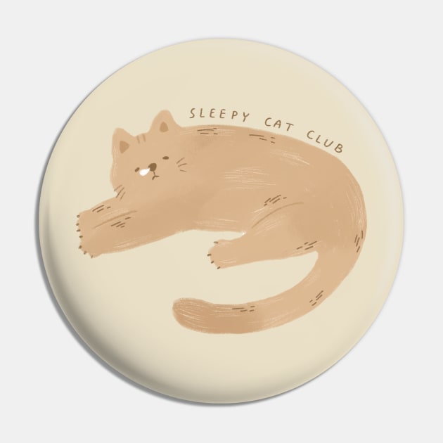 Sleepy cat Pin by summerheart