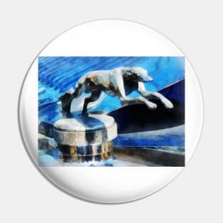 Cars - Lincoln Greyhound Hood Ornament Pin