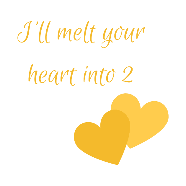 I'll melt heart into two by PedaDesign