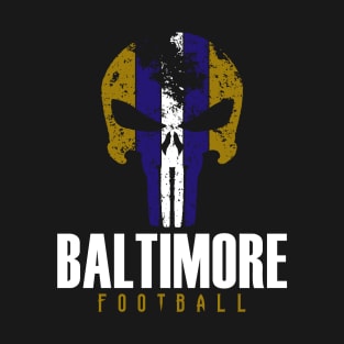 Baltimore Pro Football - Vintage Grunge T-Shirt