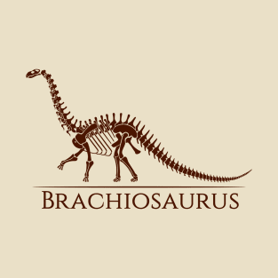 Brachiosaurus Skeleton T-Shirt