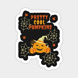 Pretty Cool Pumpkins Funny Halloween Gift Magnet