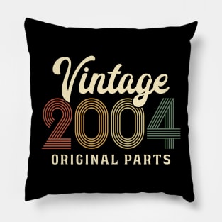 Vintage 2004 Original Parts 20th Birthday Gift Pillow