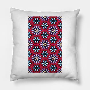 Daisy Flower Pattern 2 Pillow