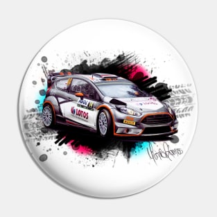 Robert Kubica's Ford Fiesta WRC Pin