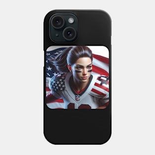 American Woman NFL Football Player #22 Phone Case