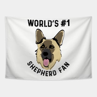 World's No 1 German Shepherd Fan Dog Lover Gifts Tapestry