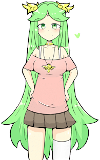 Palutena casual clothes Magnet