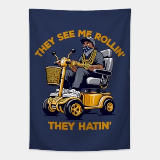 They See Me Rollin' Tapestry