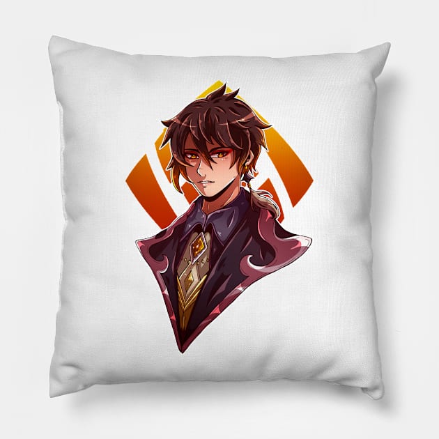 ZHONGLI Pillow by Chofy87