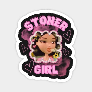 Stoner girl vibes Magnet