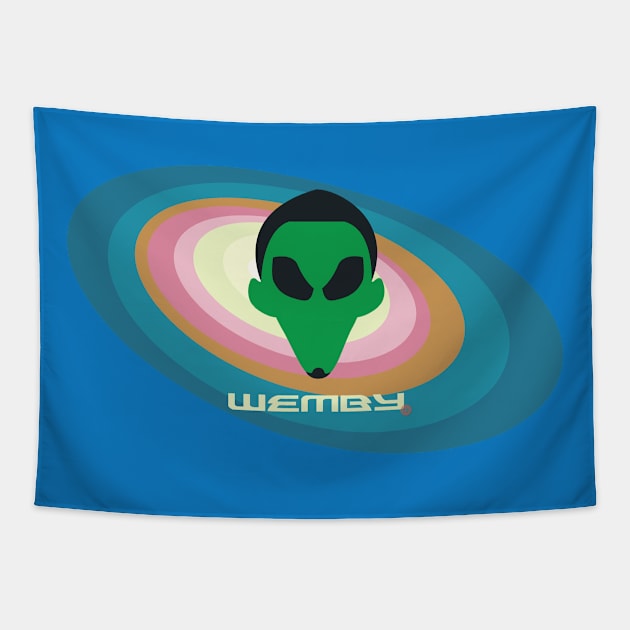 Wemby Alien Tapestry by THIRTY16Designs