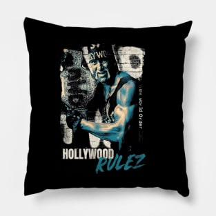 Hulk Hogan Retro Hollywood Rulez Pillow