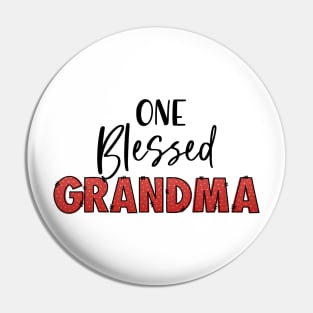 Blessed Grandma Pin