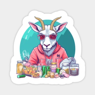 Feeling goat-tastic Magnet