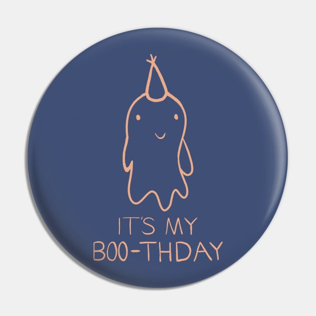 It's My Boo-thday Pin by sadsquatch