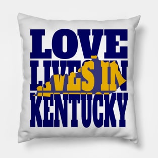 Love Lives in Kentucky Pillow