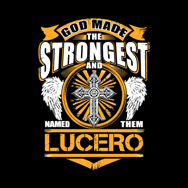 God Made Strongest And Lucero Band Logo Cross by tinastore