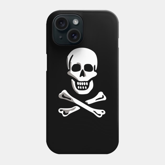 Jolly Roger Skull and Cross bones Phone Case by twix123844