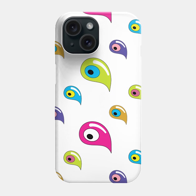 Funny kids cartoon doodle Phone Case by AndreKENO