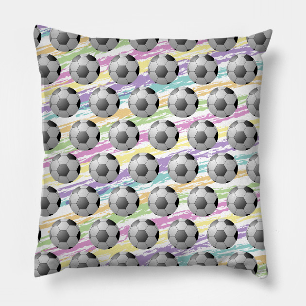 Football Pattern Football Pattern Pillow Teepublic Uk