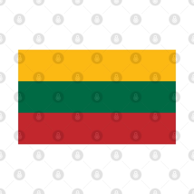 Flag of Lithuania by COUNTRY FLAGS