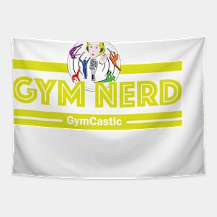 Gym Nerd (yellow) Tapestry