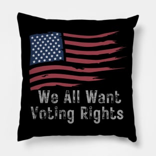 We All Want Voting Rights Pillow