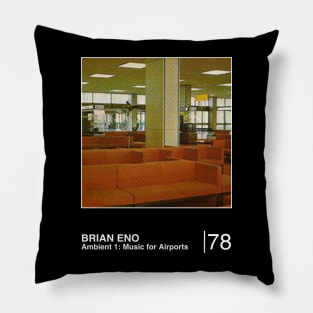 Brian Eno / Minimalist Graphic Artwork Design Pillow