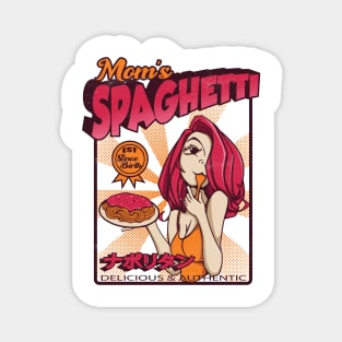 Delicious and Authentic Moms Spaghetti Magnet