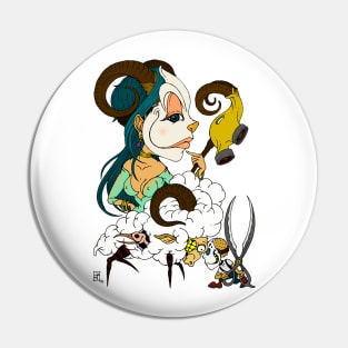 aries the sheap t-shirt Pin