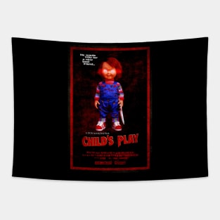 Child's Play Chucky Movie Poster Tapestry