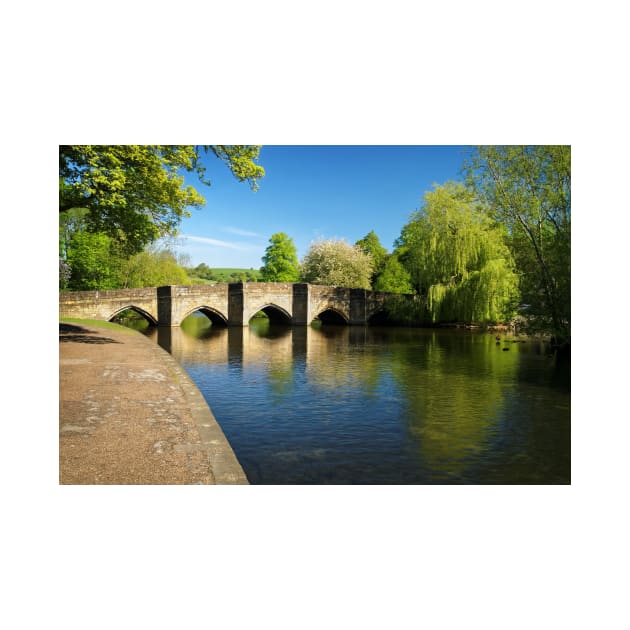 Bakewell Bridge and River Wye by galpinimages